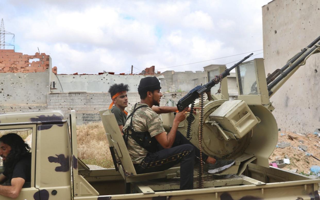 GNA and LNA forces are fighting for control of Libya (file photo) - Hazem Turkia/Anadolu Agency via Getty Images)/GNA and LNA forces are fighting for control of Libya (file photo)