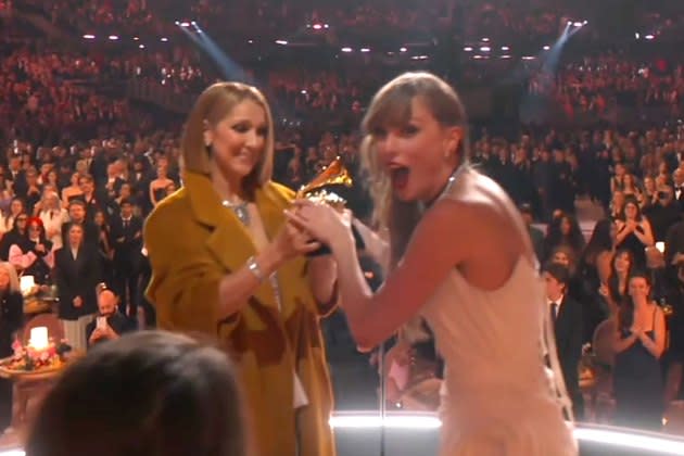 Oprah Winfrey Shares 2024 Grammy Moments with Taylor Swift, Celine Dion