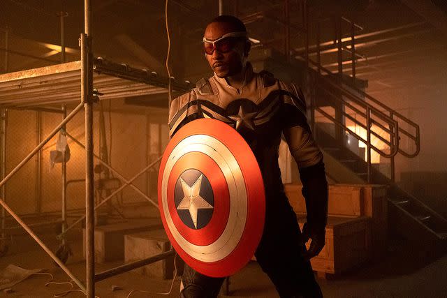 <p>Chuck Zlotnick/Marvel Studios</p> Anthony Mackie as Falcon/Sam Wilson in The Falcon and The Winter Soldier