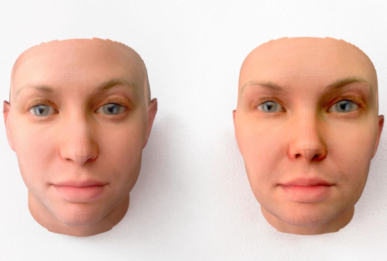 The future starts here: 3D-printed Chelsea Manning masks on display at the V&A