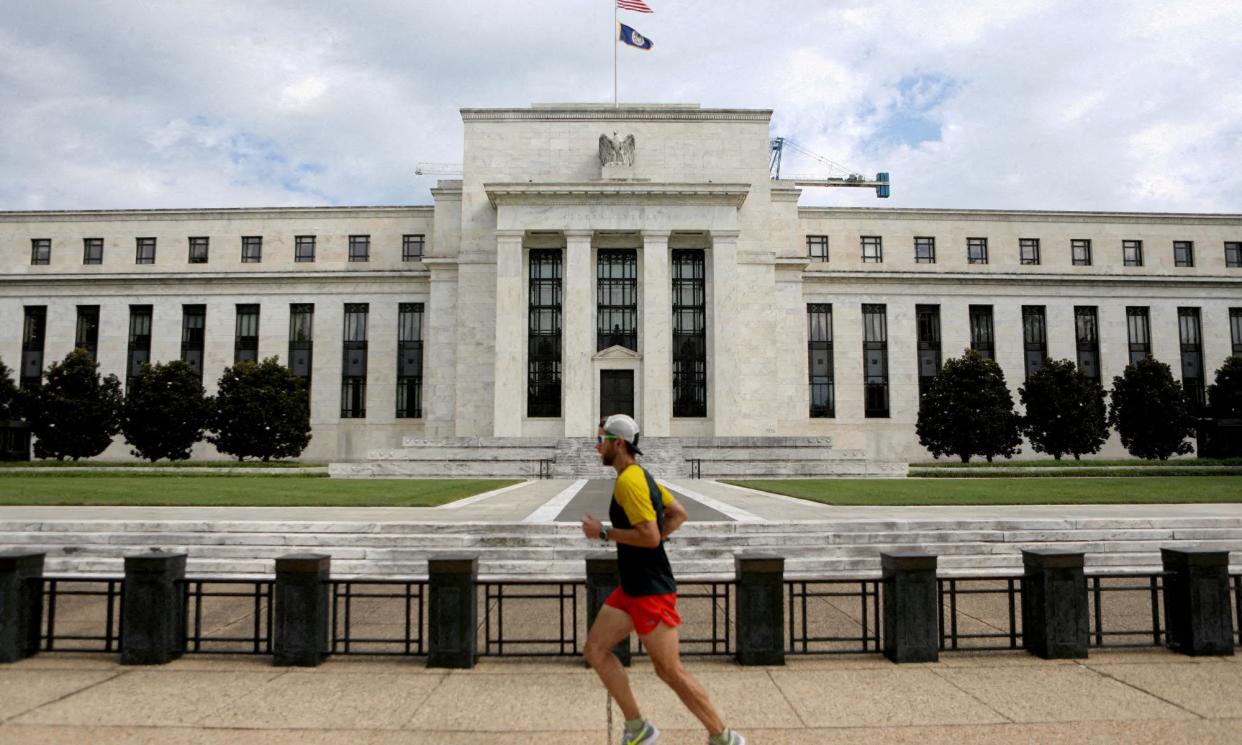 <span>The Federal Reserve in Washington: speculation by some investors suggests that it may have to slash rates to zero by next year. </span><span>Photograph: Chris Wattie/Reuters</span>