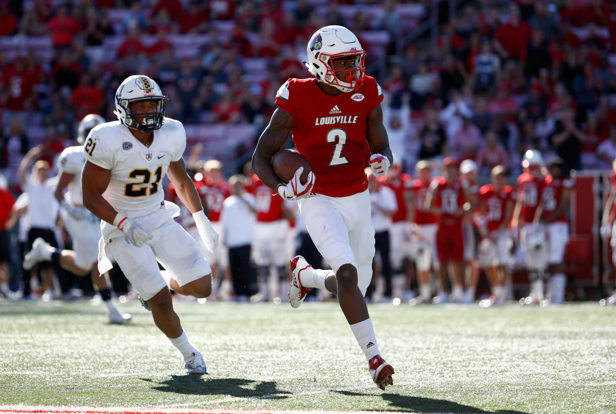 Corey Reed played two seasons for Louisville before transferring back to the school after the 2019 season. (Photo by Andy Lyons/Getty Images)