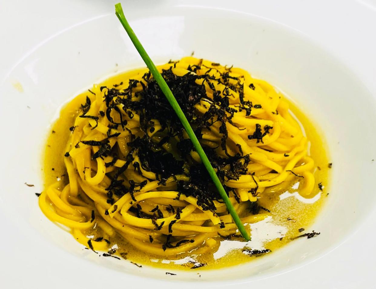 Truffle tagliolini at Trevini.