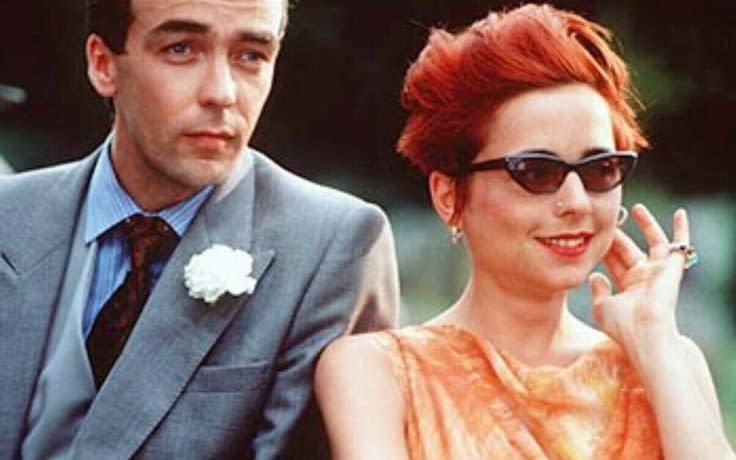 John Hannah and Charlotte Coleman in Four Weddings and a Funeral - Credit: Universal