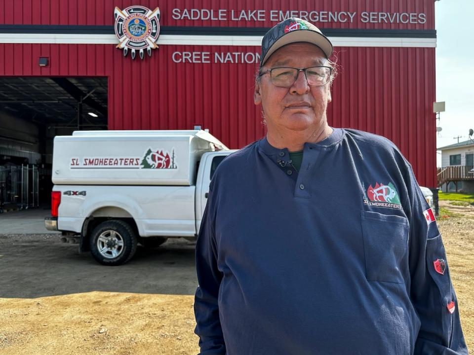 Harold Cardinal has been a wildland firefighter for decades. He currently works for the Saddle Lake Smoke Eaters, a firefighter company on the Saddle Lake Cree Nation.