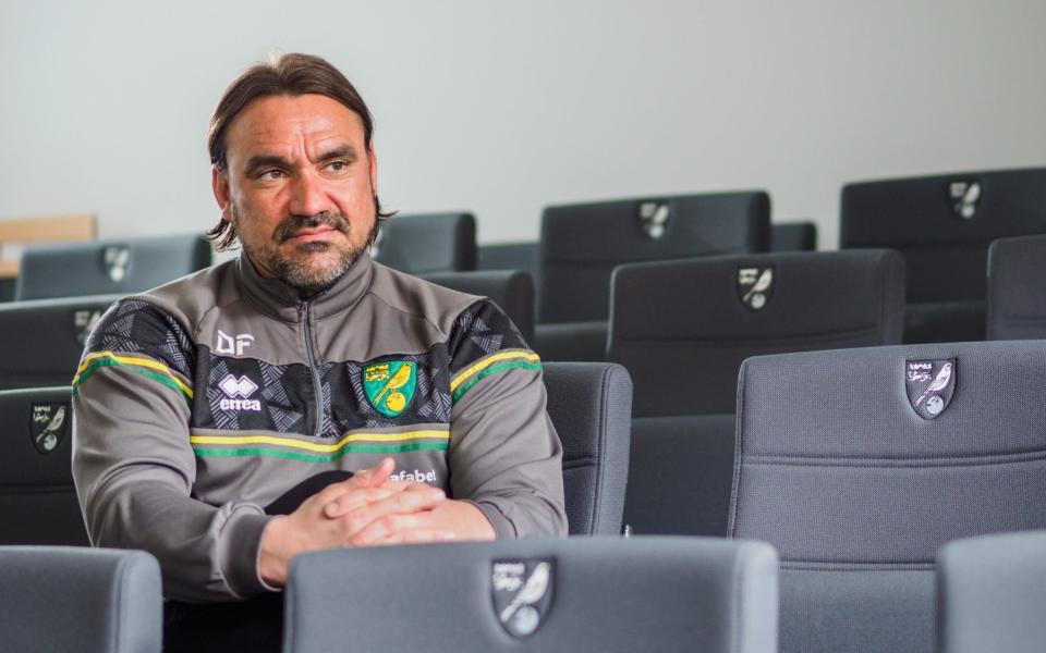 Farke's aim is to make Norwich a permanent fixture in the Premier League - TONY BUCKINGHAM 