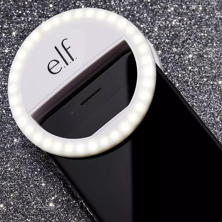 Got a smartphone or tablet? Use this e.l.f. Glow on the Go Selfie Light. (Photo: e.l.f.)