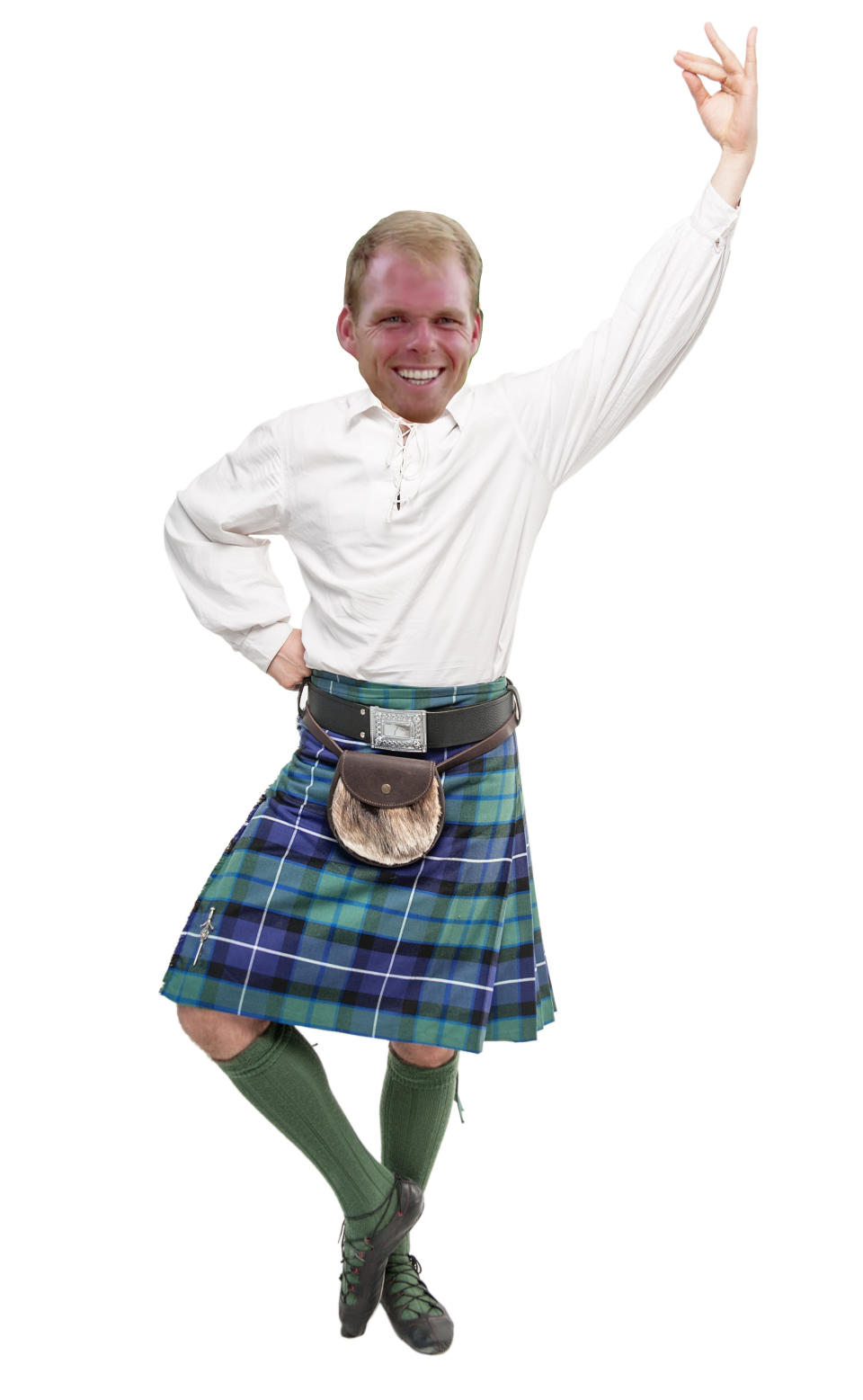 The campaign starts here for Jarrod to wear a kilt on his wedding day. Source: Getty / Ten