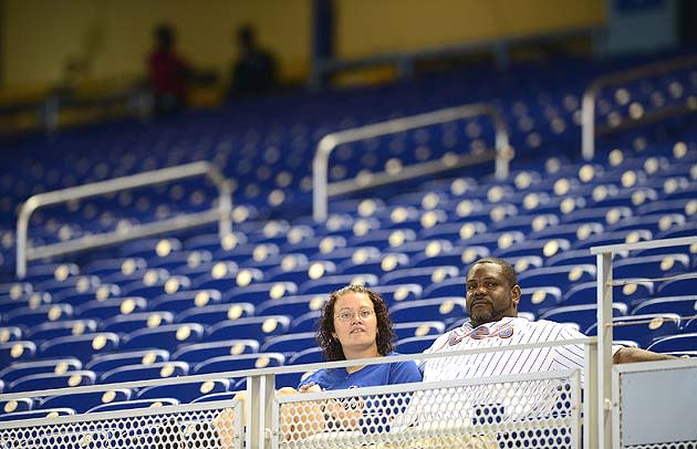 Miami Marlins closing upper deck of mostly empty new stadium for