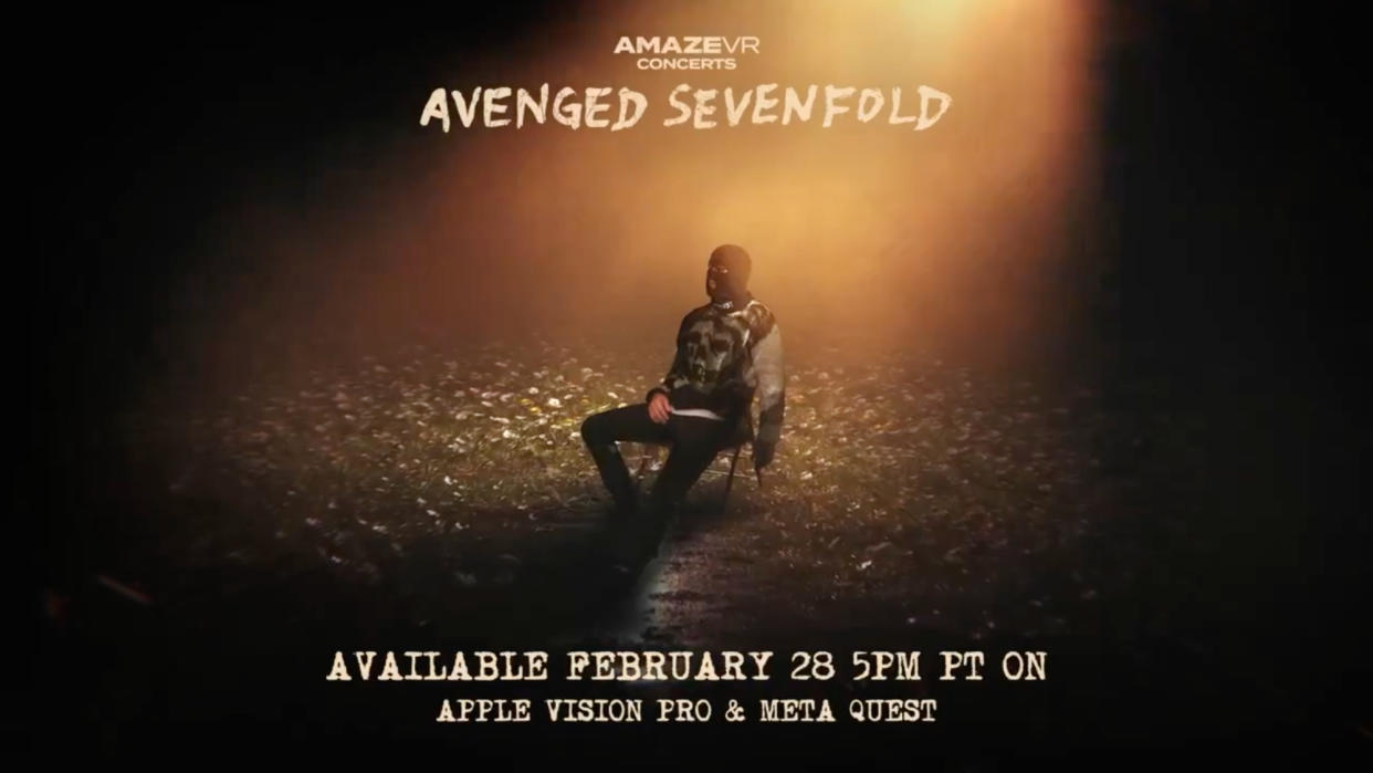  Avenged Sevenfold AmazeVR concert advertisement. 