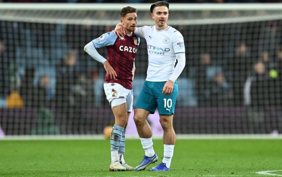 Jack Grealish, Matt Cash, Aston Villa, Manchester City - GETTY IMAGES