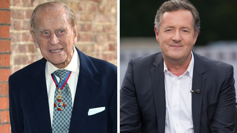 Piers Morgan hat behauptet, Prinz Philip sei der „unhöflichste Mensch, dem er je begegnet sei ”. Quelle: Getty