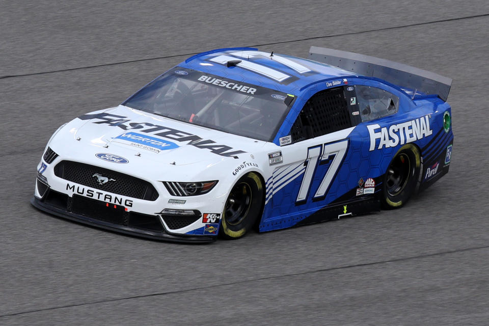 HOMESTEAD, FLORIDA - FEBRUARY 28: Chris Buescher, driver of the #17 Fastenal Ford, drives during the NASCAR Cup Series Dixie Vodka 400 at Homestead-Miami Speedway on February 28, 2021 in Homestead, Florida. (Photo by Sean Gardner/Getty Images)
