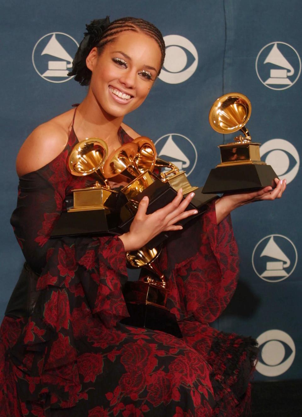 grammys beauty Alicia keys