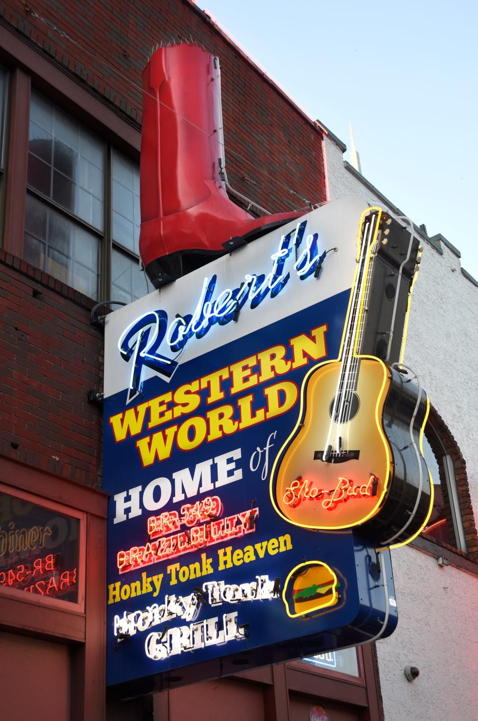 Robert's Western World on Broadway in Nashville.