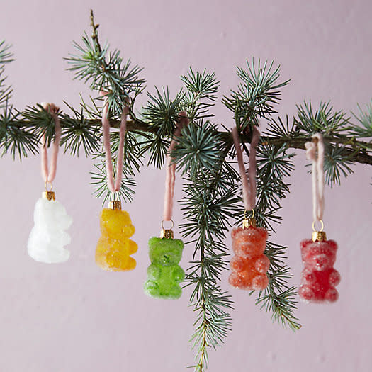 <p><a href="https://go.redirectingat.com?id=74968X1596630&url=https%3A%2F%2Fwww.shopterrain.com%2Fproducts%2Fgummy-bear-glass-ornaments-set-of-5&sref=https%3A%2F%2Fwww.veranda.com%2Fhome-decorators%2Fg29765710%2Funique-tree-ornaments%2F" rel="nofollow noopener" target="_blank" data-ylk="slk:Shop Now;elm:context_link;itc:0;sec:content-canvas" class="link ">Shop Now</a></p><p>Gummy Bear Glass Ornaments, Set of Five</p><p>shopterrain.com</p><p>$30.00</p><span class="copyright">Terrain</span>