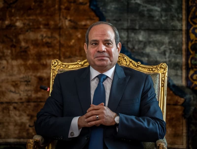 President of Egypt Abdel Fattah El-Sisi is pictured in Cairo. Michael Kappeler/dpa Pool/dpa