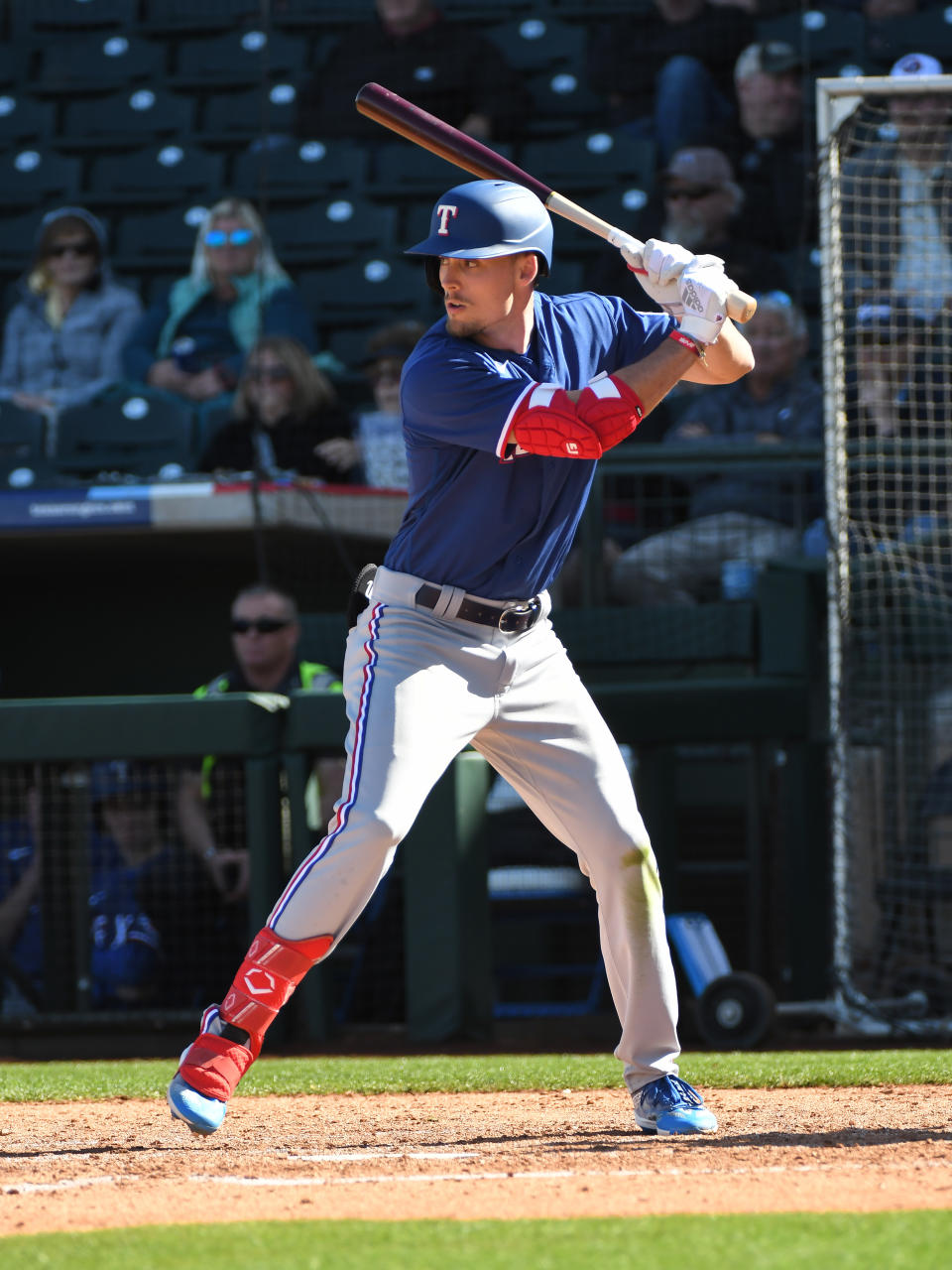 德州遊騎兵Evan Carter。(Photo by David Durochik/Diamond Images via Getty Images)