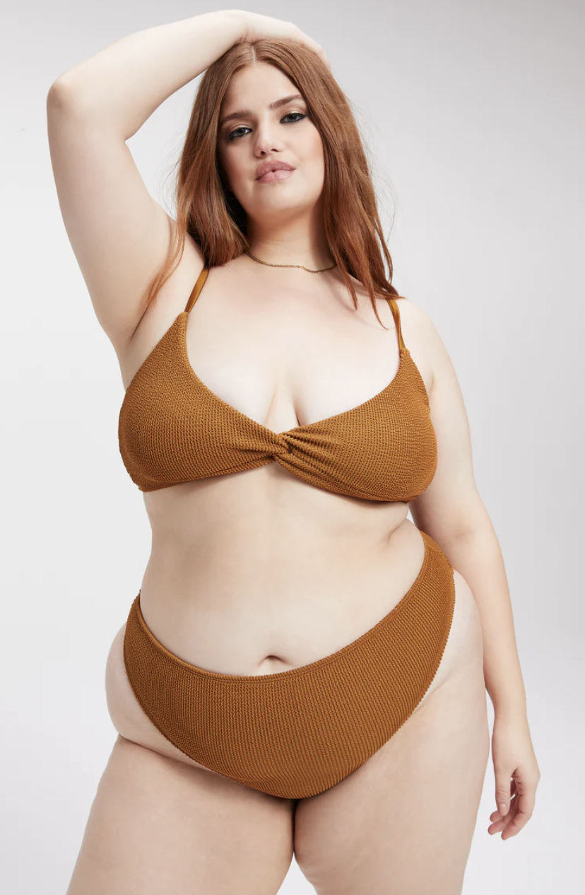 swimsuits-for-large-breasts-Good American Always Fits Twisted Top