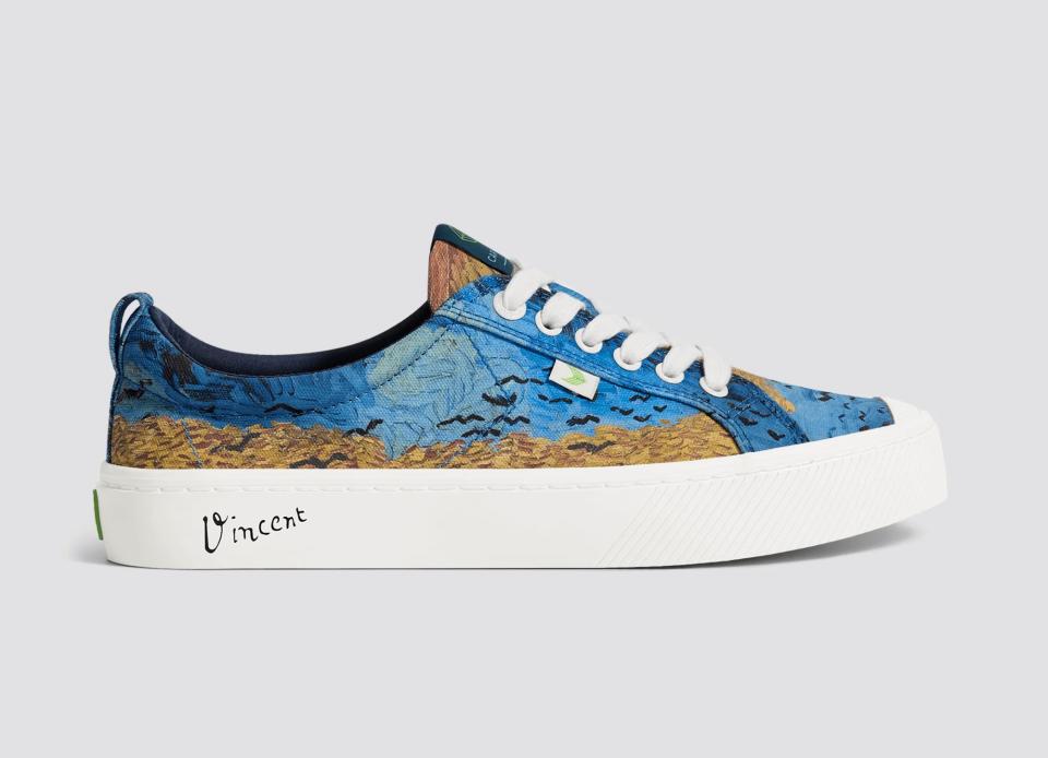 Celeb-Loved and Sustainable Sneaker Brand Cariuma Collabs With Van Gogh Museum