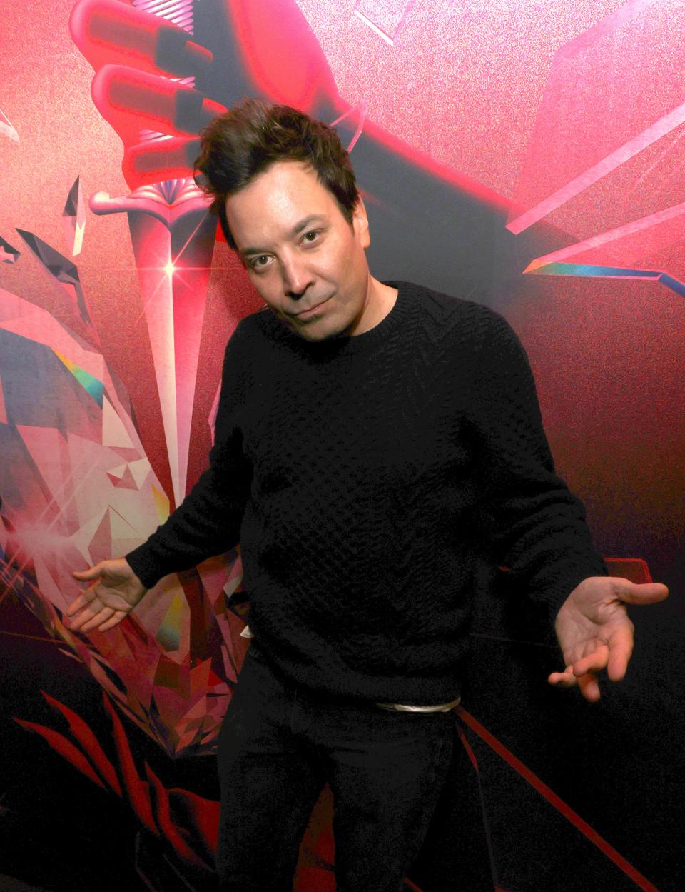 Jimmy Fallon attends The Rolling Stones surprise set in celebration of their new album “Hackney Diamonds” at Racket NYC on October 19, 2023 in New York City.