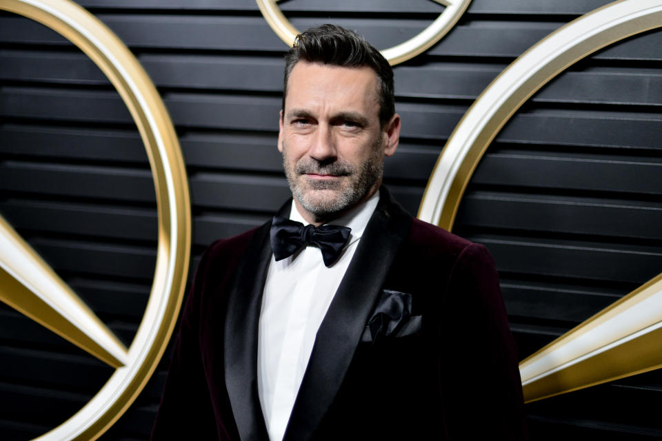 Jon Hamm attends the Mercedes-Benz Annual Academy Viewing Party on February 09, 2020. (Photo by Jerod Harris/Getty Images)