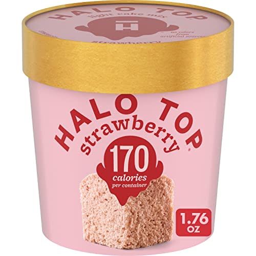 Halo Top Single Serving Strawberry Light Cake Mix, 1.76 oz.