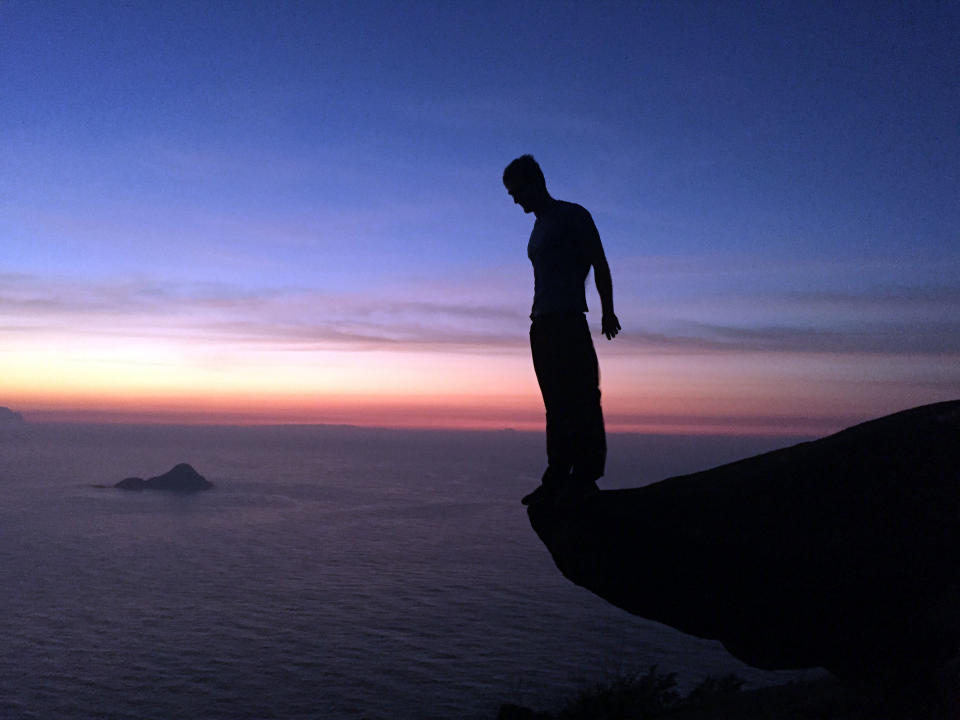 Todesmutiges Freeclimbing auf dem Pedra da Gávea in Rio