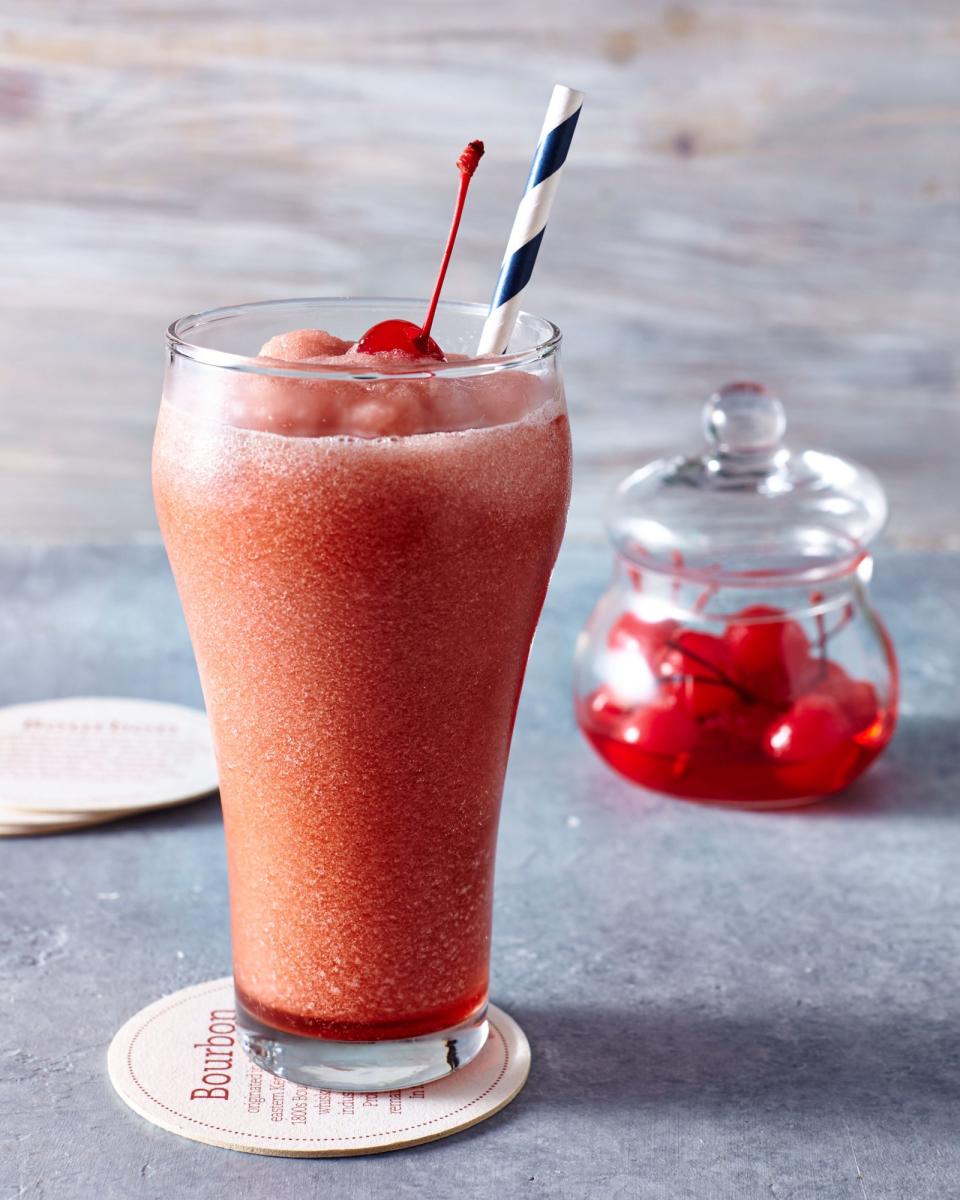 Bourbon Cola Grenadine Slush