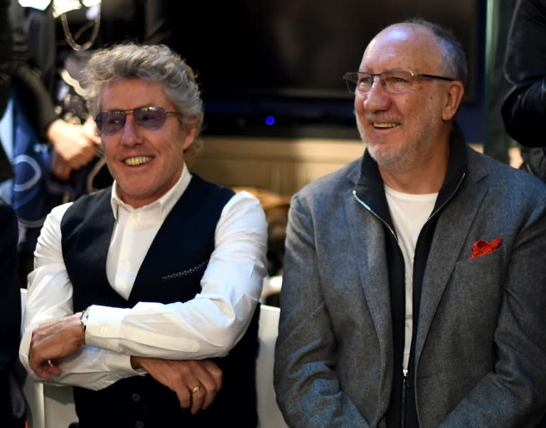 The festival could mark a final appearance for The Who, whose members Roger Daltrey (L) and Pete Townshend have hinted at imminent retirement