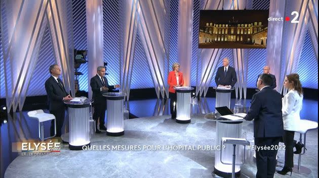 Pour leur dernier débat, Les Républicains entrent (enfin) dans le vif du suje (Photo: @France2)