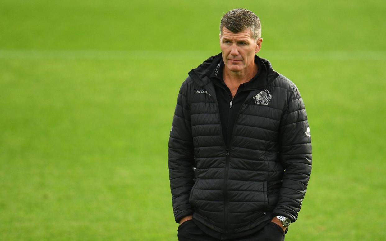 Rob Baxter, Director of Rugby of Exeter Chiefs during the Gallagher Premiership Rugby match between Exeter Chiefs and Gloucester Rugby at Sandy Park on September 09, 2020 -  Harry Trump/Getty Images