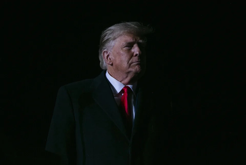 Former President Donald Trump during an event in Dayton, Ohio, Nov. 7, 2022. (Maddie McGarvey/The New York Times)