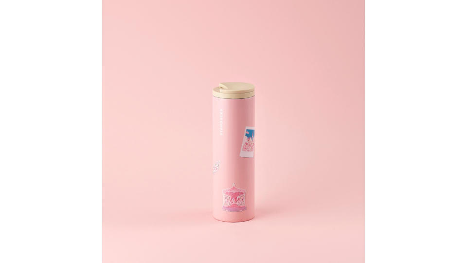 Starbucks Cherry Blossom Diary Stickers Stainless Steel Tumbler 16oz. (Photo: Shopee SG)