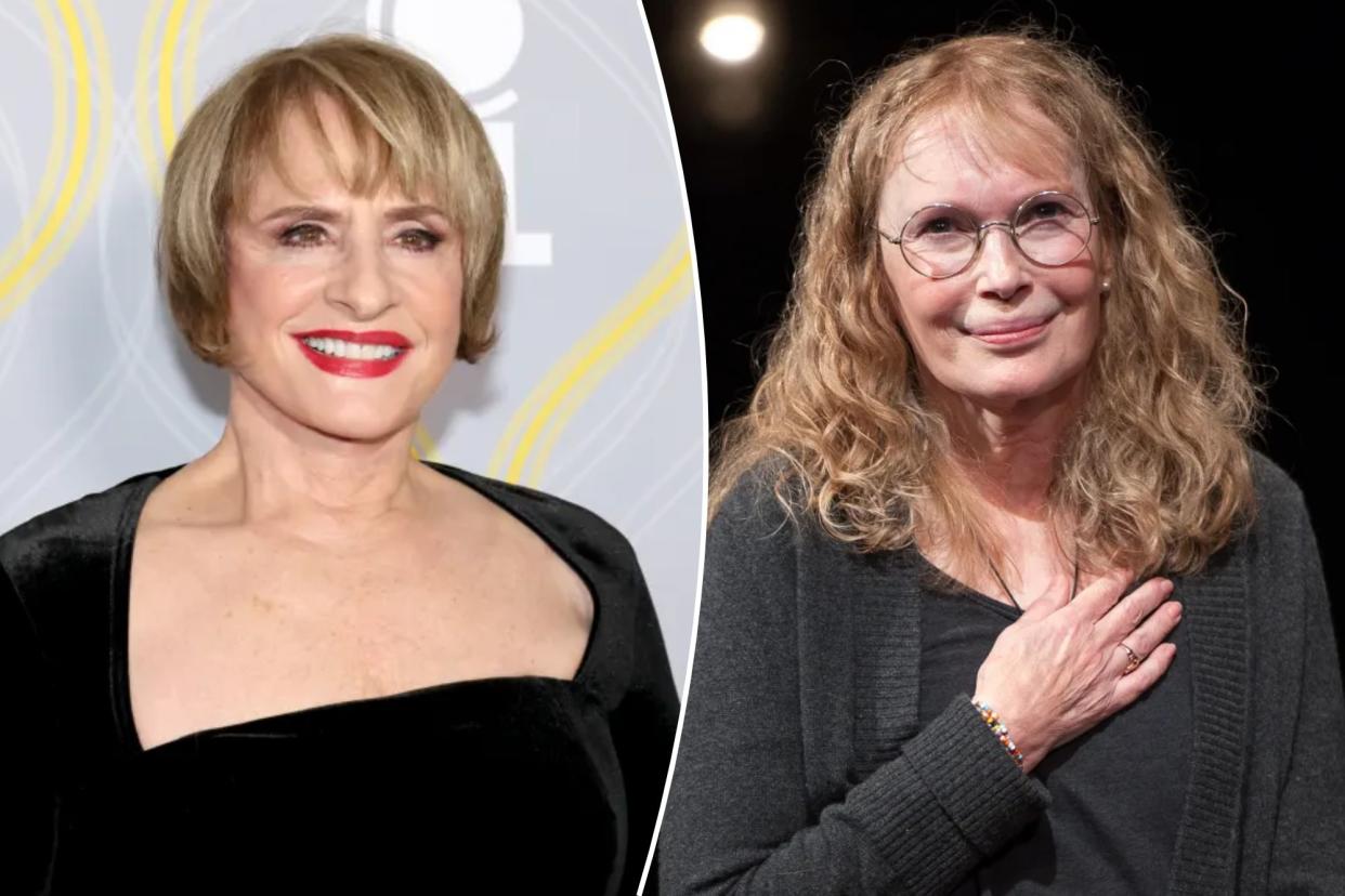 Patti LuPone and Mia Farrow