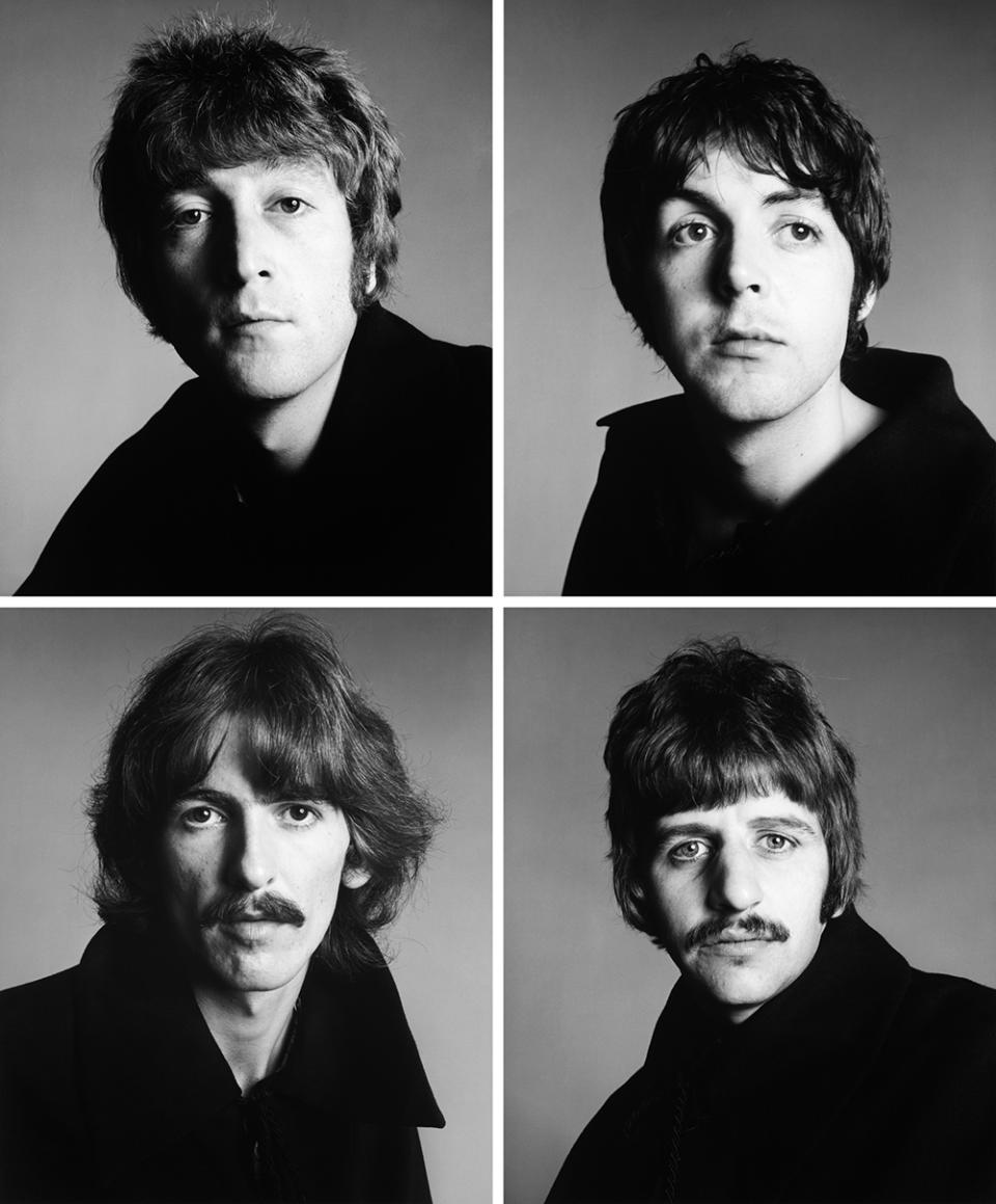 Richard Avedon, The Beatles, London, England, August 11, 1967 (Paul McCartney, Ringo Starr, John Lennon, and George Harrison), at Sotheby’s