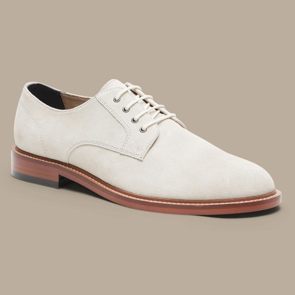 reace suede oxford shoes, wedding outfits for men