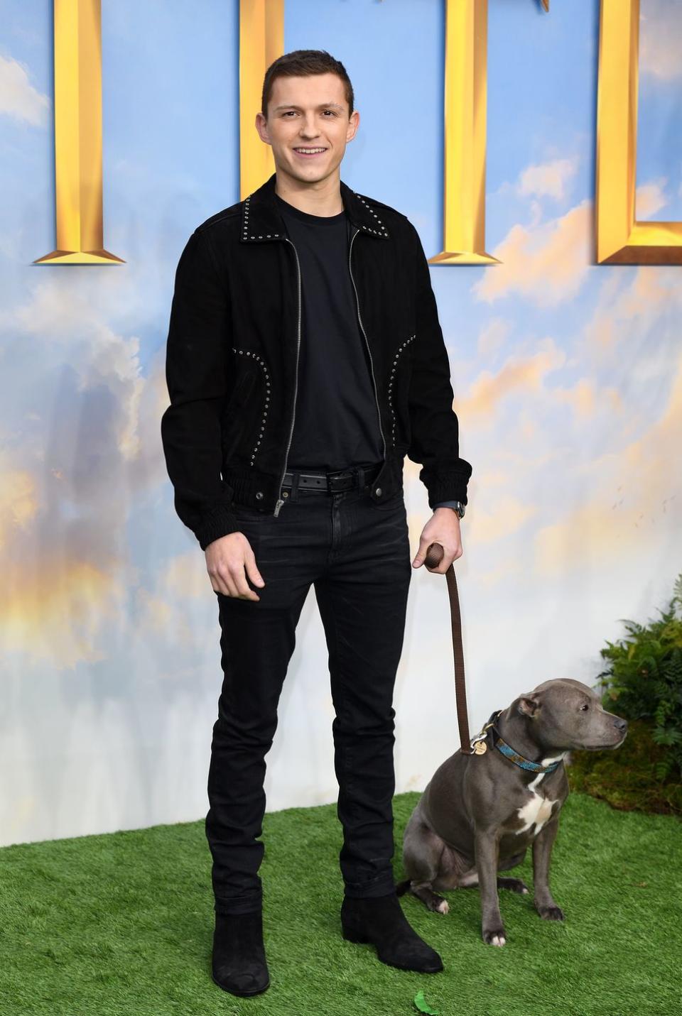 10) Tom Holland Goes There's A Goooood Boy!