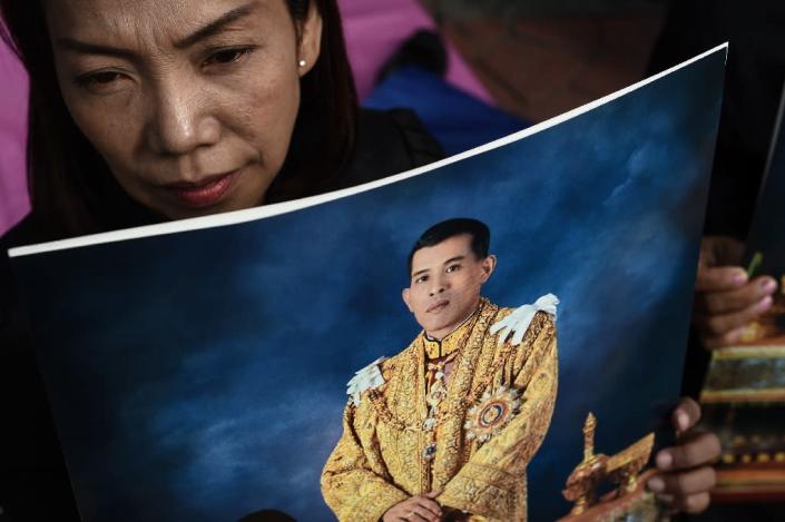 Thailand's royalist establishment was incensed by a profile of new King Maha Vajiralongkorn which the BBC Thai service published following the October death of his father King Bhumibol Adulyadej (AFP Photo/Lillian SUWANRUMPHA)