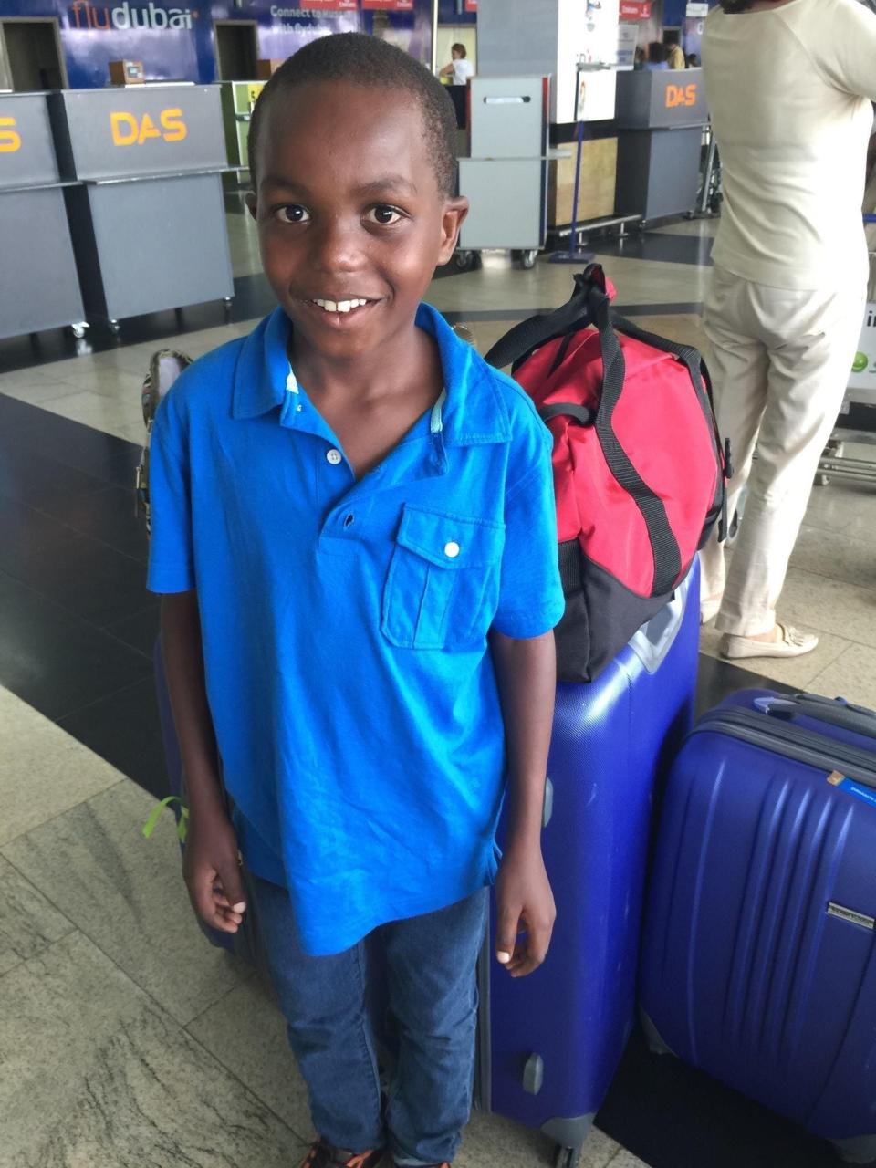 The Gerth family brought Charles from Uganda to the United States in 2015 before finalizing his adoption.