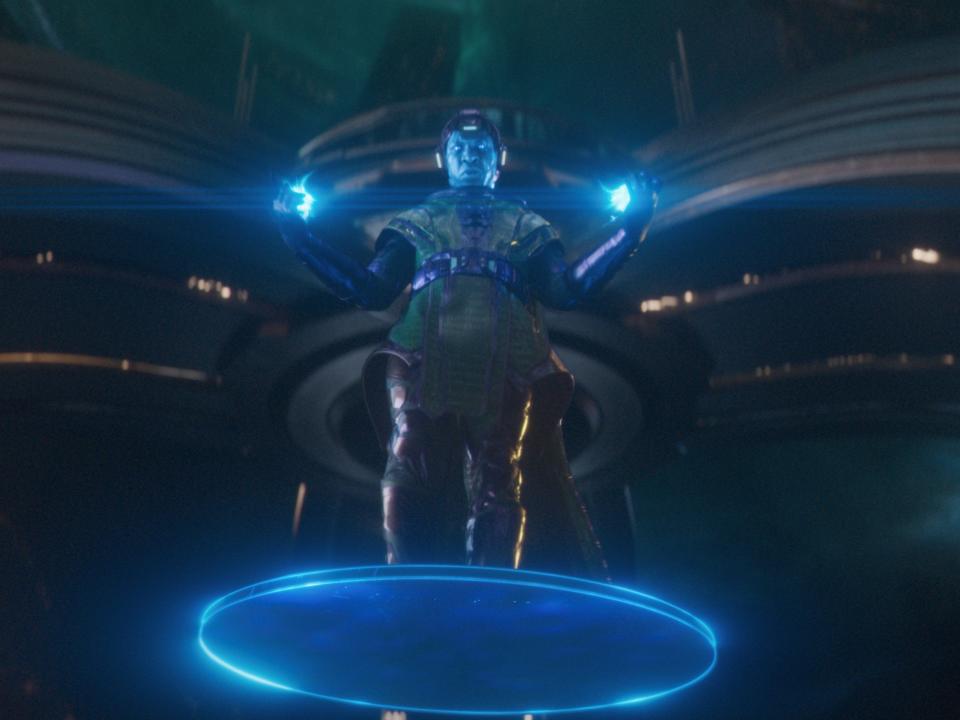 Jonathan Majors as Kang the Conqueror in "Ant-Man and the Wasp: Quantumania."