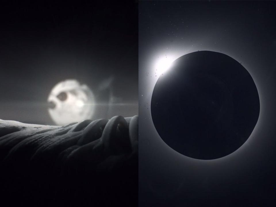 Eclipse imagery Westworld opening credits HBO 