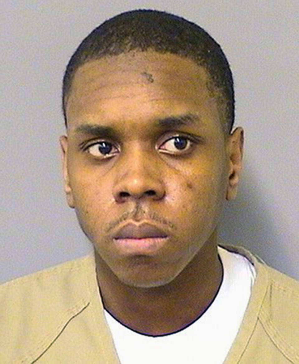 FILE - This undated file photo provided April 6, 2012 by the Cook County Sheriff's Department shows William Balfour who is charged in the murders of the mother, brother and nephew of Oscar winner and singer Jennifer Hudson. On Monday, April 23, 2012, opening statements begin in Balfour's trial. The use of Twitter is creating tension between reporters and judges who fear tweeting could threaten a defendant's right to a fair trial and that issue has been highlighted by the Chicago court's decision to ban anyone from tweeting at Balfour's trial. (AP Photo/M. Spencer Green, File)