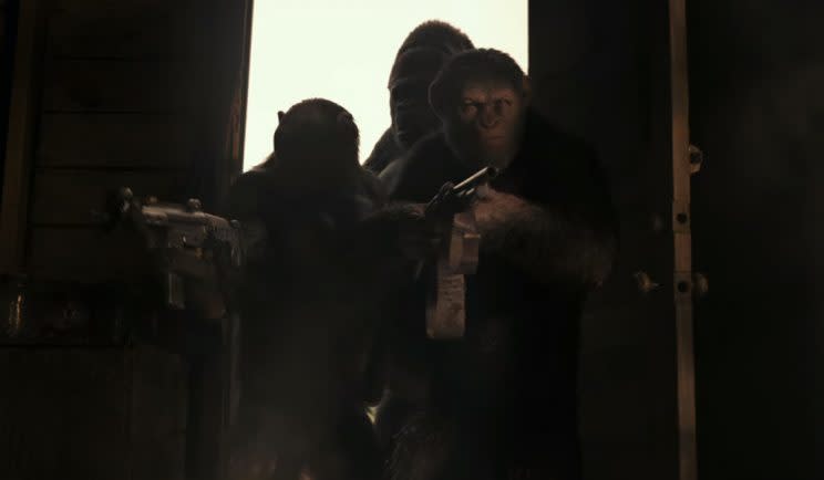 Caesar fights for apekind in War for the Planet of the Apes - Credit: 20th Century Fox