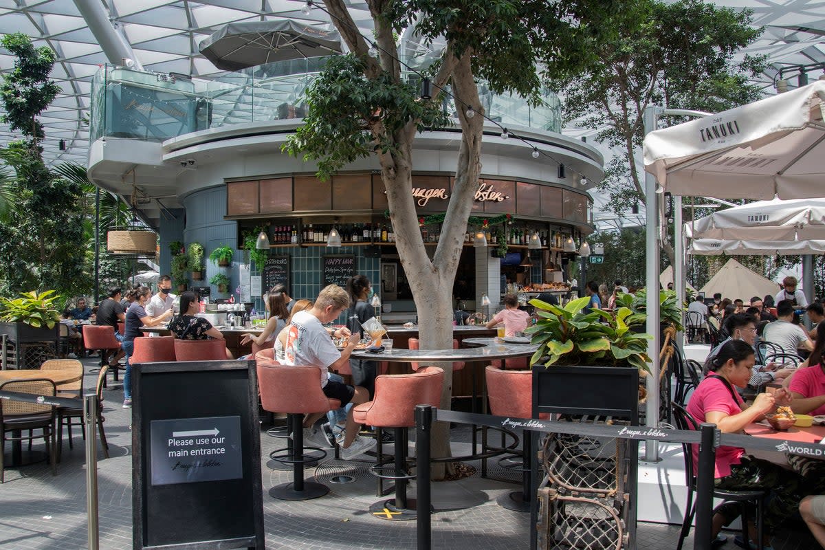 Singapore’s airport has over 100 options for dining   (Getty Images)