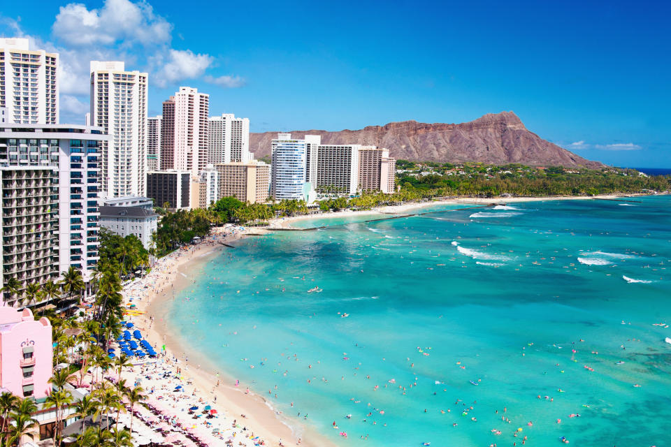 Waikiki Beach, Honolulu, Oahu, Hawaii.<em> (Photo: Getty)</em>