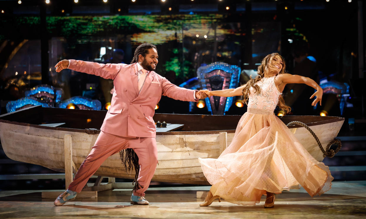 Hamza Yassin and Jowita Przystal make their Strictly Come Dancing debut. (BBC)