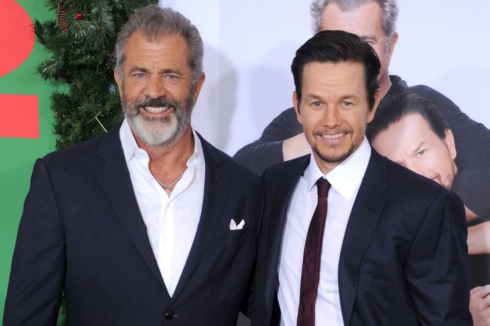 <p>Gregg DeGuire/WireImage</p> Mel Gibson and Mark Wahlberg