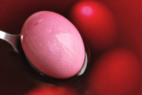 Pink eggs