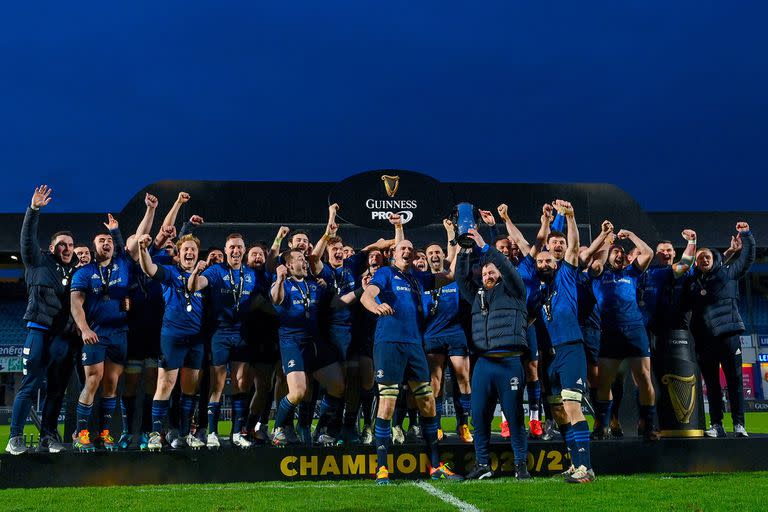 La celebración de Leinster, campeón del PRO14.